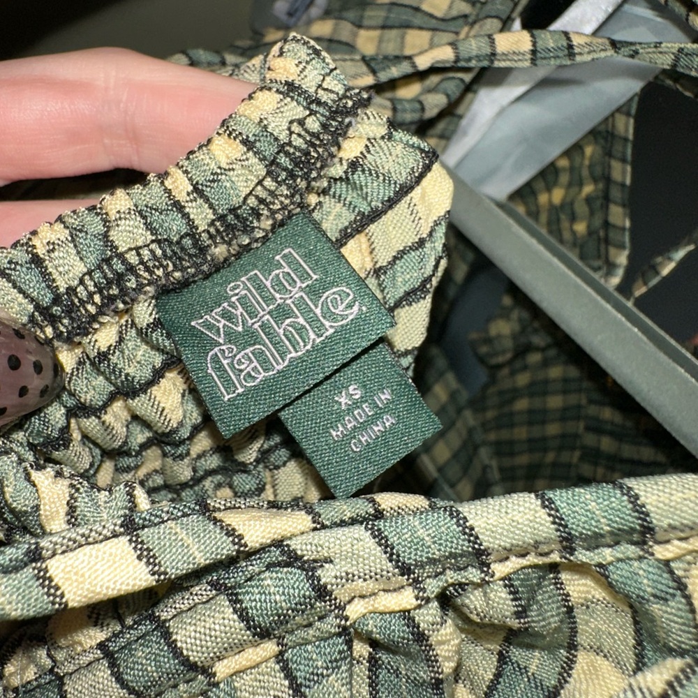 Checkered Ruffle Dress - Picture 3 of 3